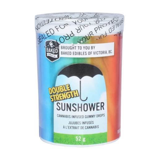 Sun Shower Double Strength Gummies 150mg THC (Baked Edibles)